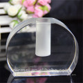 ellipse shape crystal flower vase for home or wedding decoration